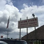 エバーグレーズ国立公園のGator Parkでエアボート初体験